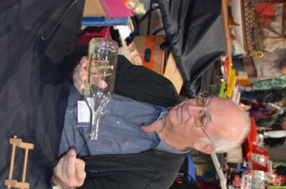 Franz Greiner bei der „Arbeit“